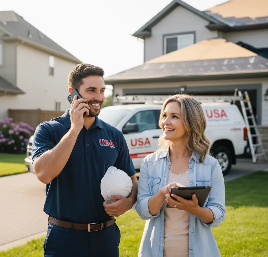 USA Roof Repair Experts customer support in Eads